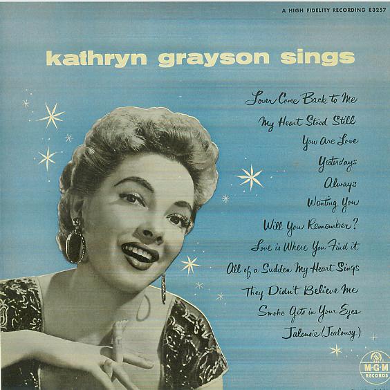 Kathryn Grayson Sings